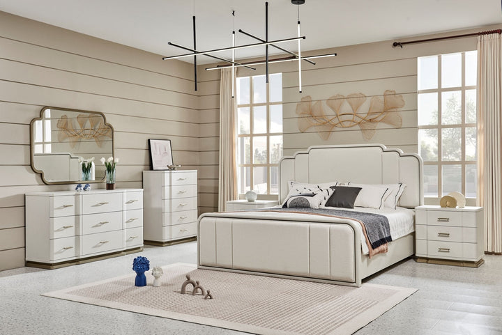 Timeless Tranquility White Bed
