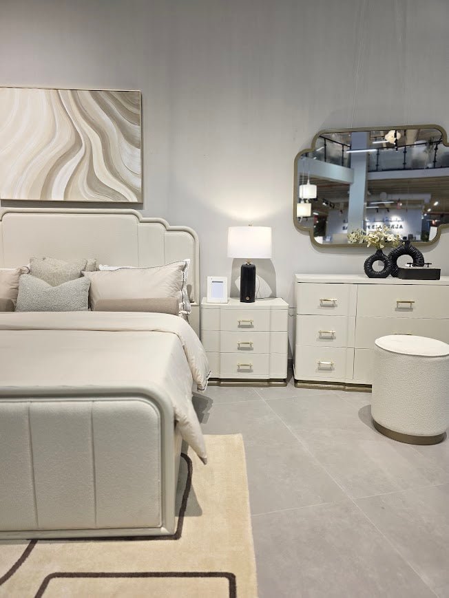 Timeless Tranquility White Night Stand Table