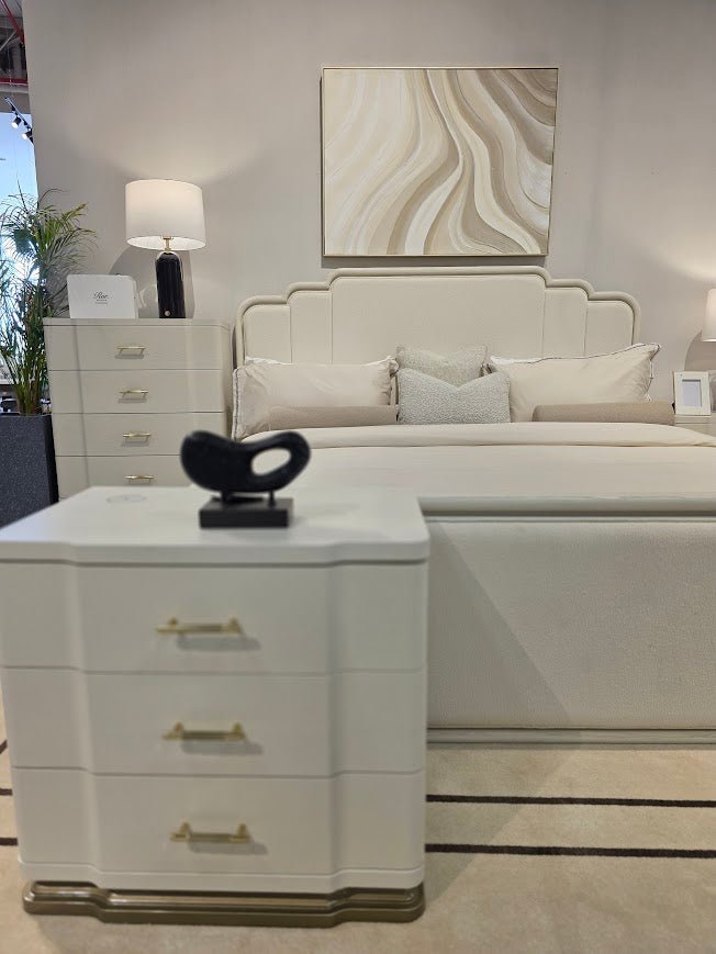 Timeless Tranquility White Bed