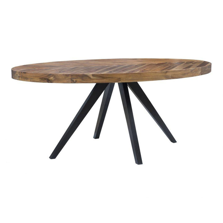 Parq Oval Dining Table Amber