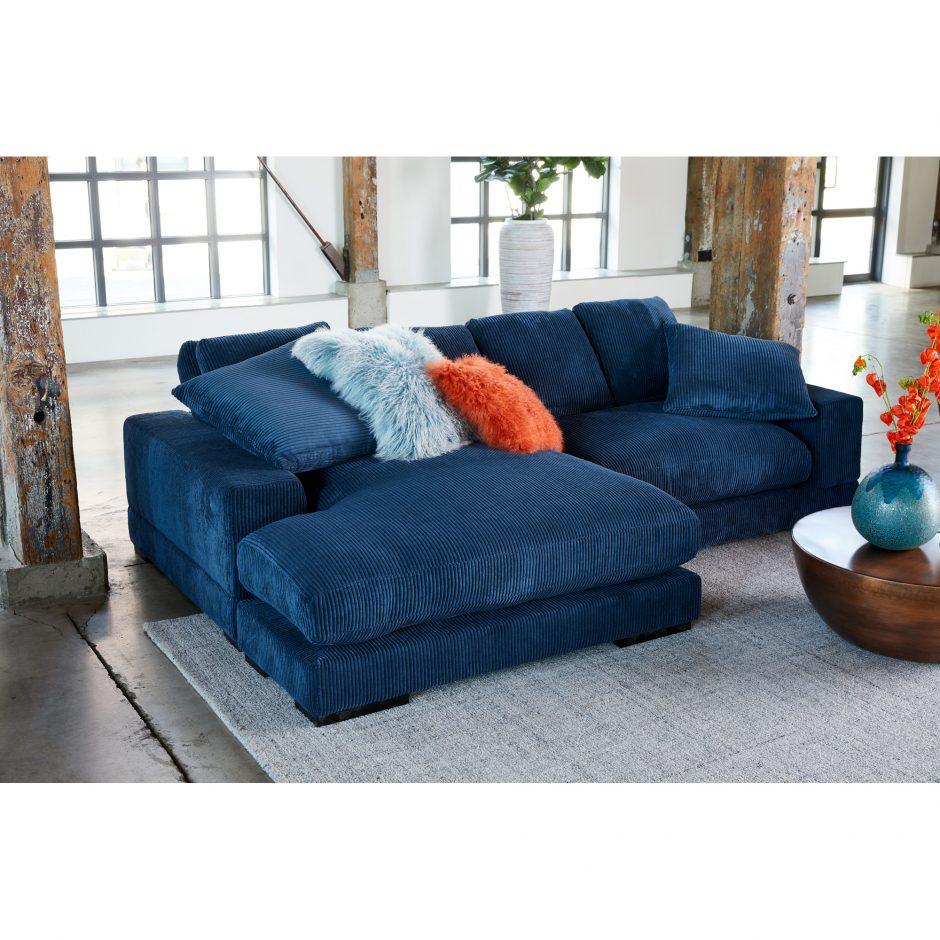 Plunge Sectional Navy