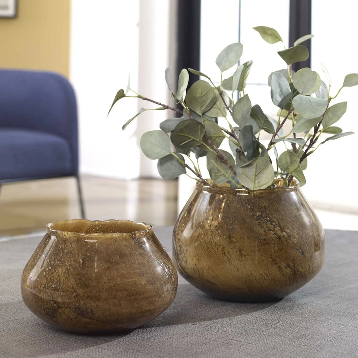 Tortoise Vases, S/2