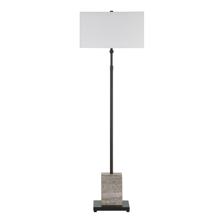 TRAVERTINE FLOOR LAMP