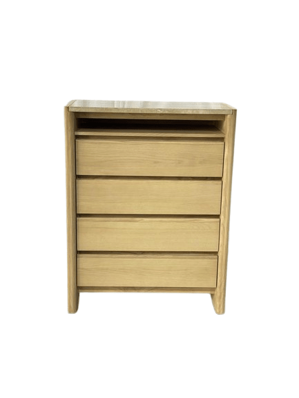 Travoli Chest Travertine top American ash