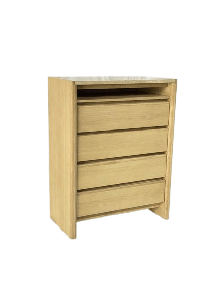 Travoli Chest Travertine top American ash