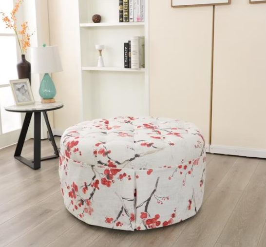 Magnussen Home Ivory Accent Cocktail Ottoman U3439-64-091