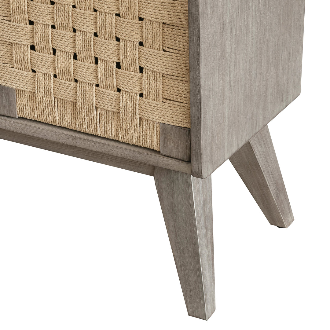 Seagrass Four Door Console