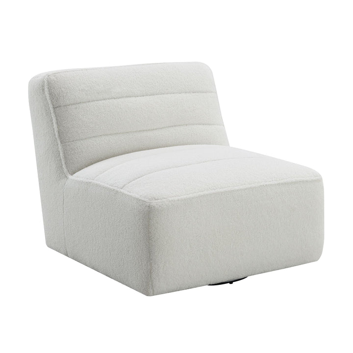 Defender Sectional Armless Chair In White