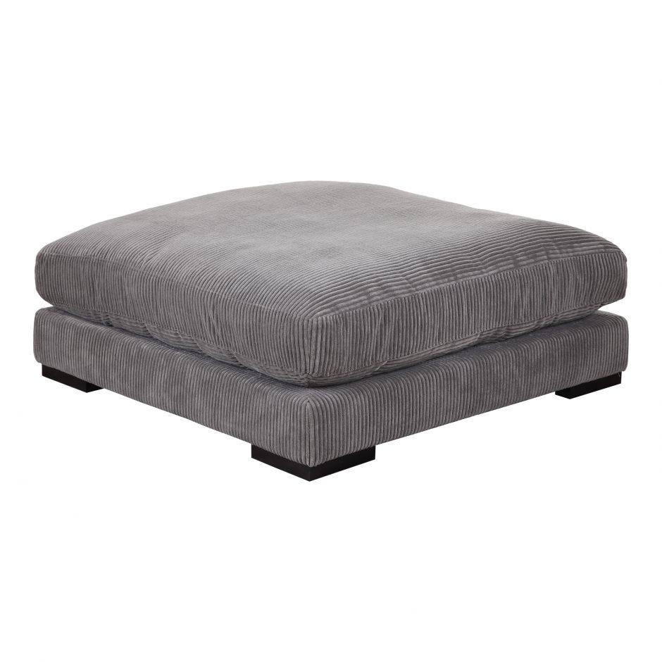 Tumble Ottoman Charcoal