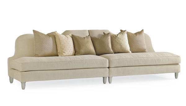 Classic Upholstery - Ooh-La-La Sectional Sofa (Gold)