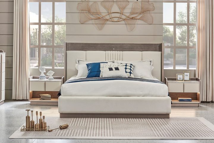 Urban Oasis Brown Queen Bed