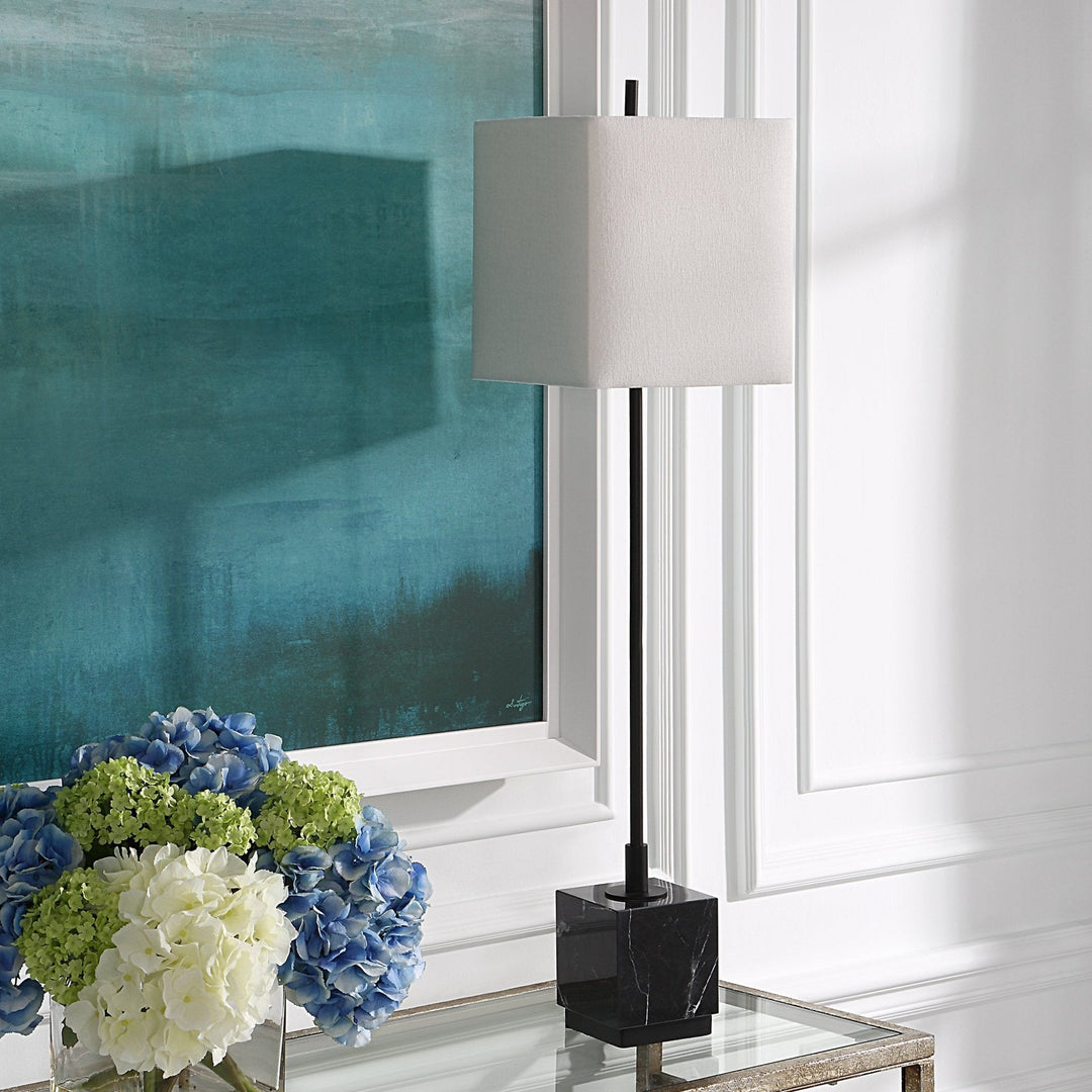 Uttermost Escort Black Buffet Lamp