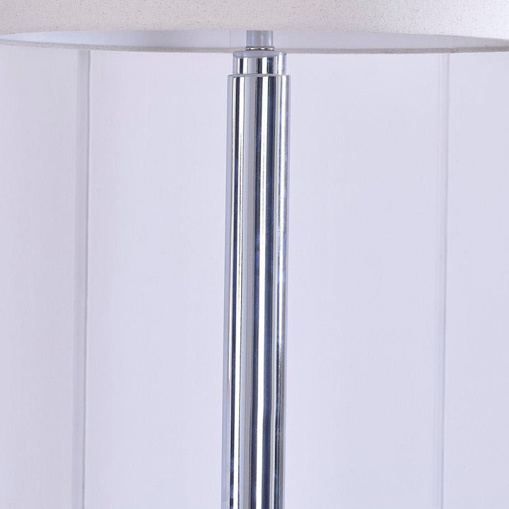 72'H Lumar Silver Metal Floor Lamp