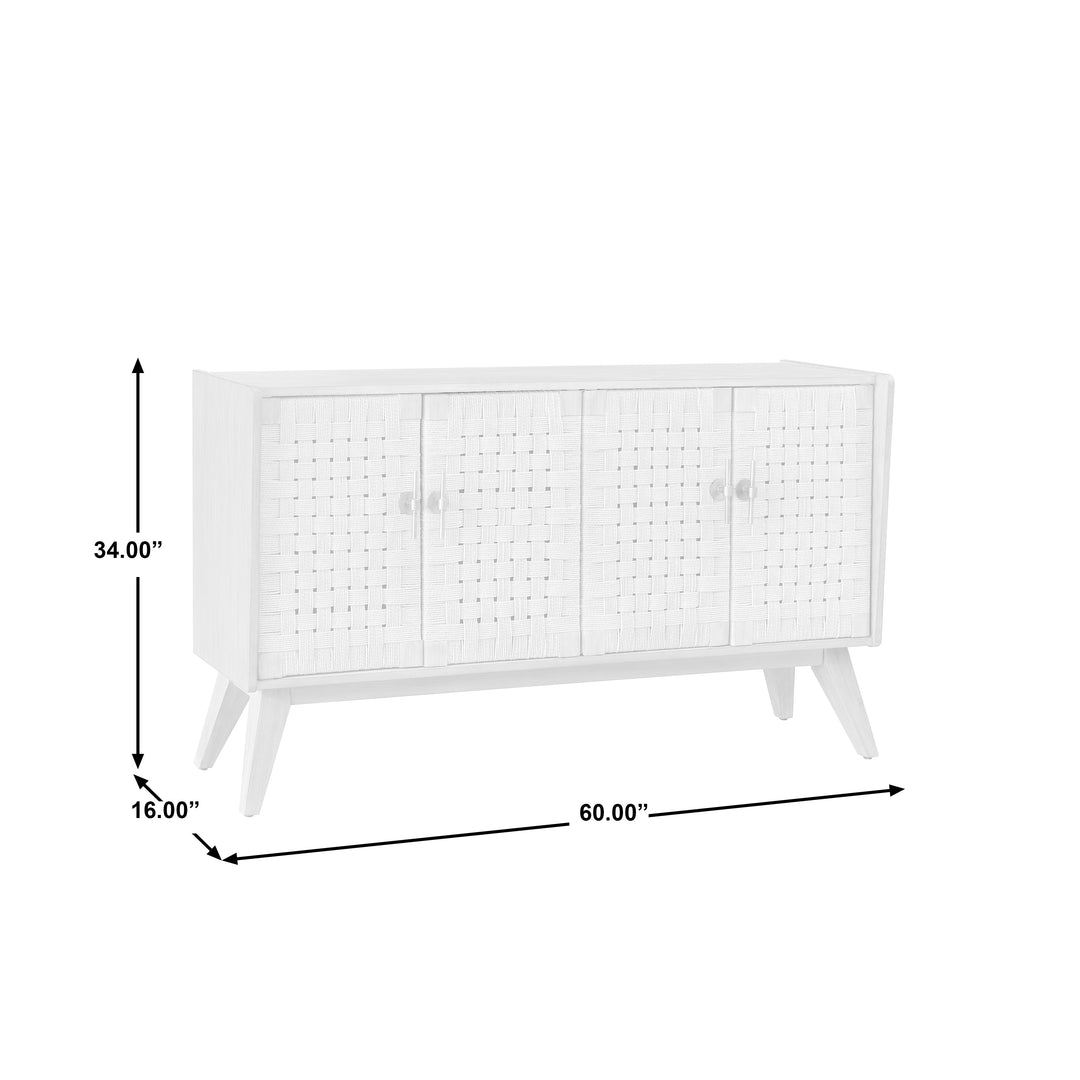 Seagrass Four Door Console