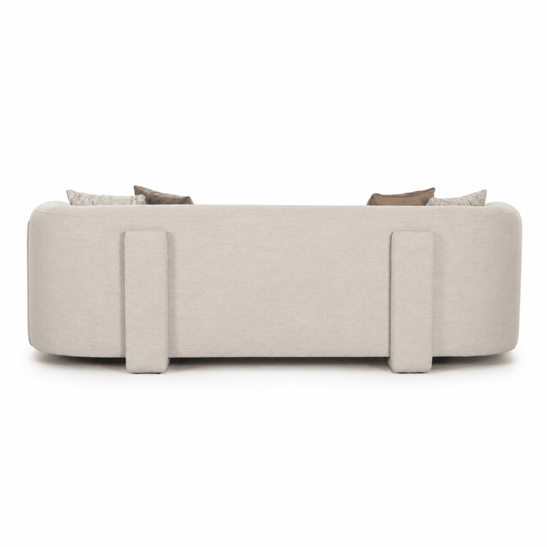 Vienna White 4 Seater Sofa