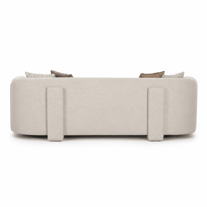 Vienna White 4 Seater Sofa