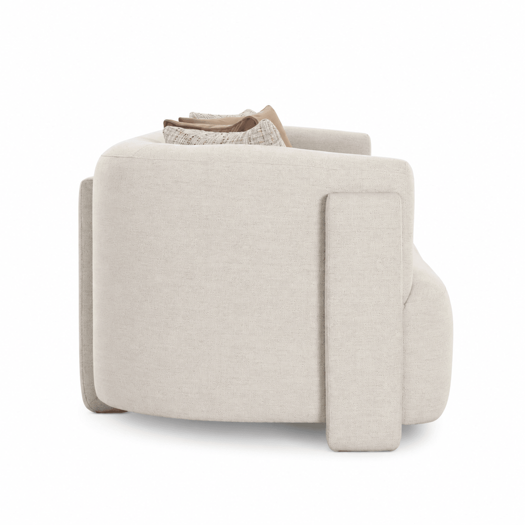 Vienna White 4 Seater Sofa