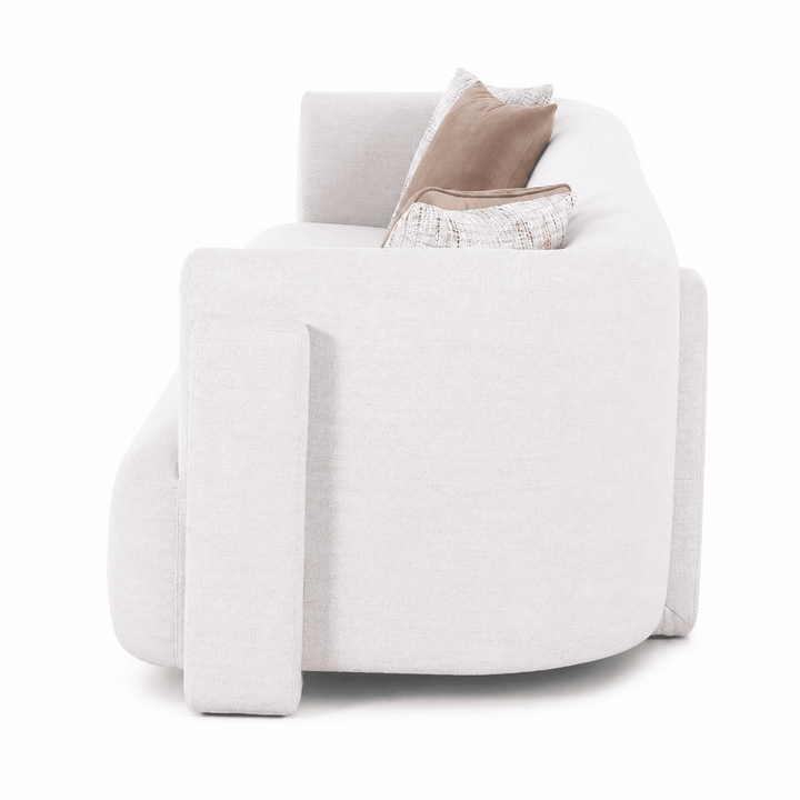 Vienna White 5 Seater Sofa 300 cm
