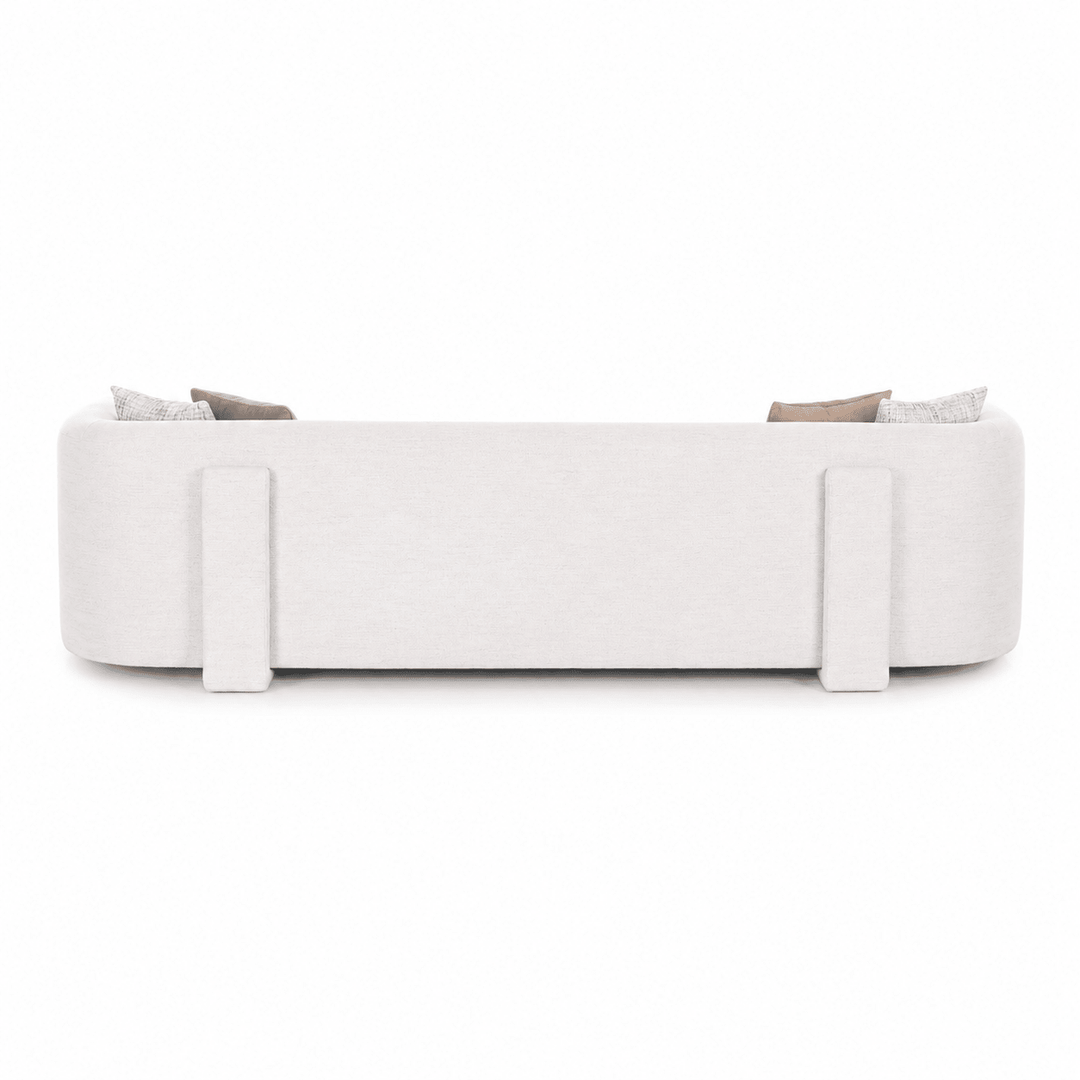 Vienna White 5 Seater Sofa 300 cm