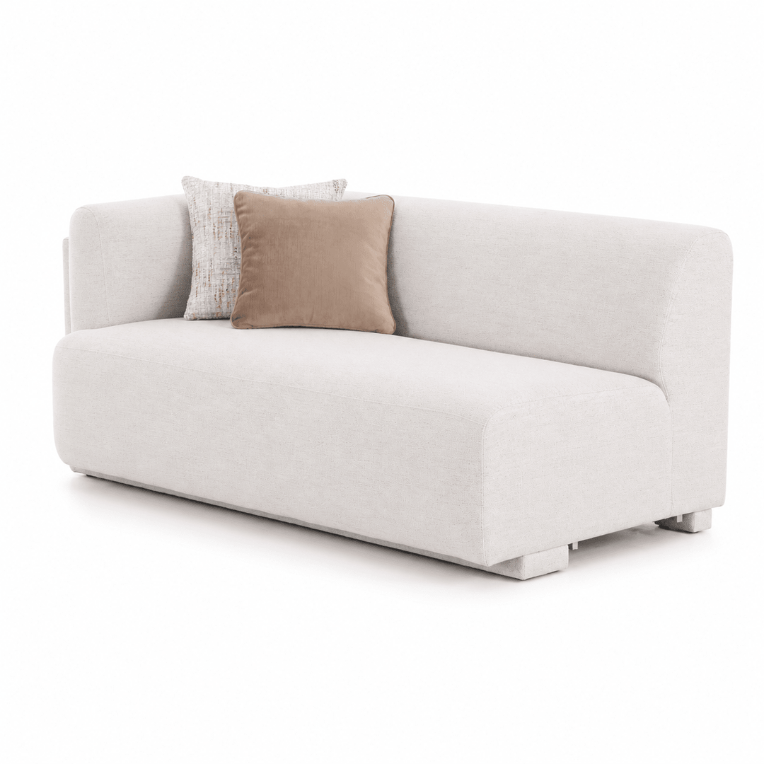 Vienna White 6 Seater Sofa 356 cm