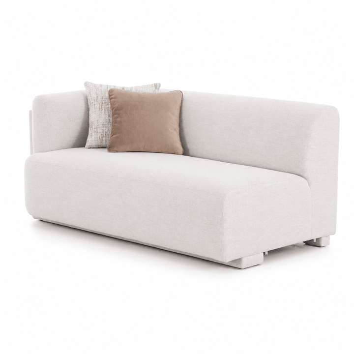 Vienna White 6 Seater Sofa 356 cm