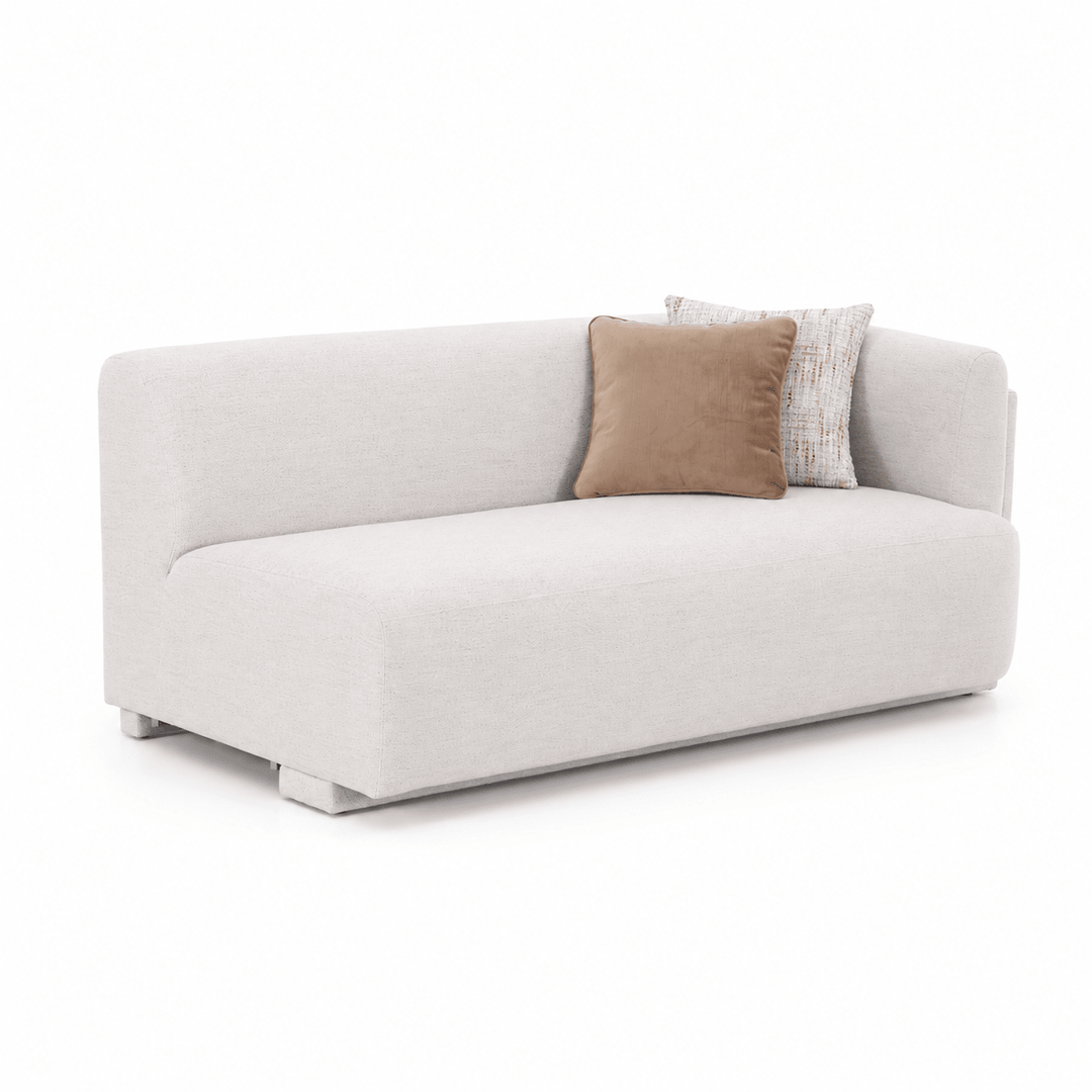Vienna White 6 Seater Sofa 356 cm
