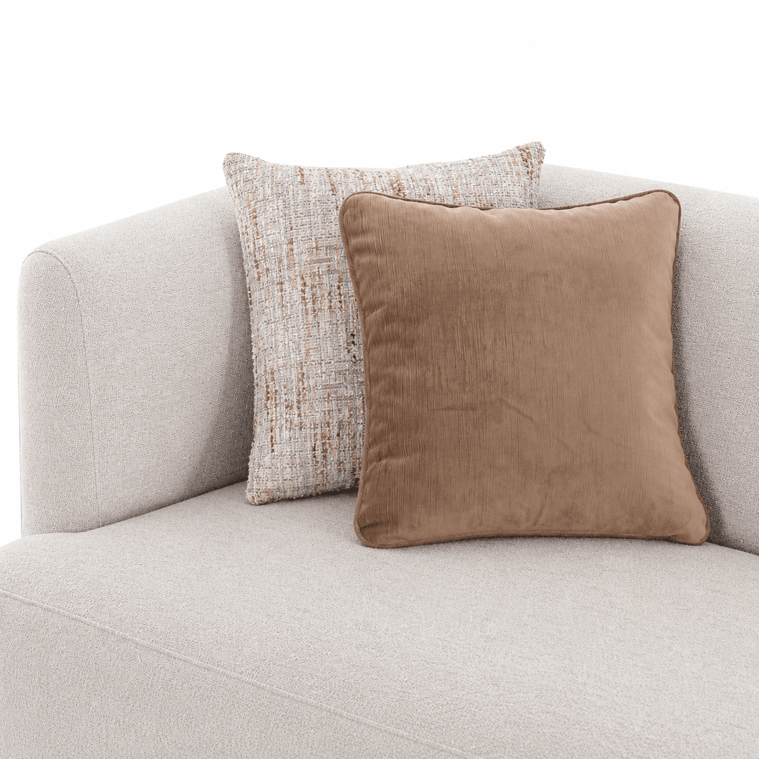 Vienna White 6 Seater Sofa 356 cm
