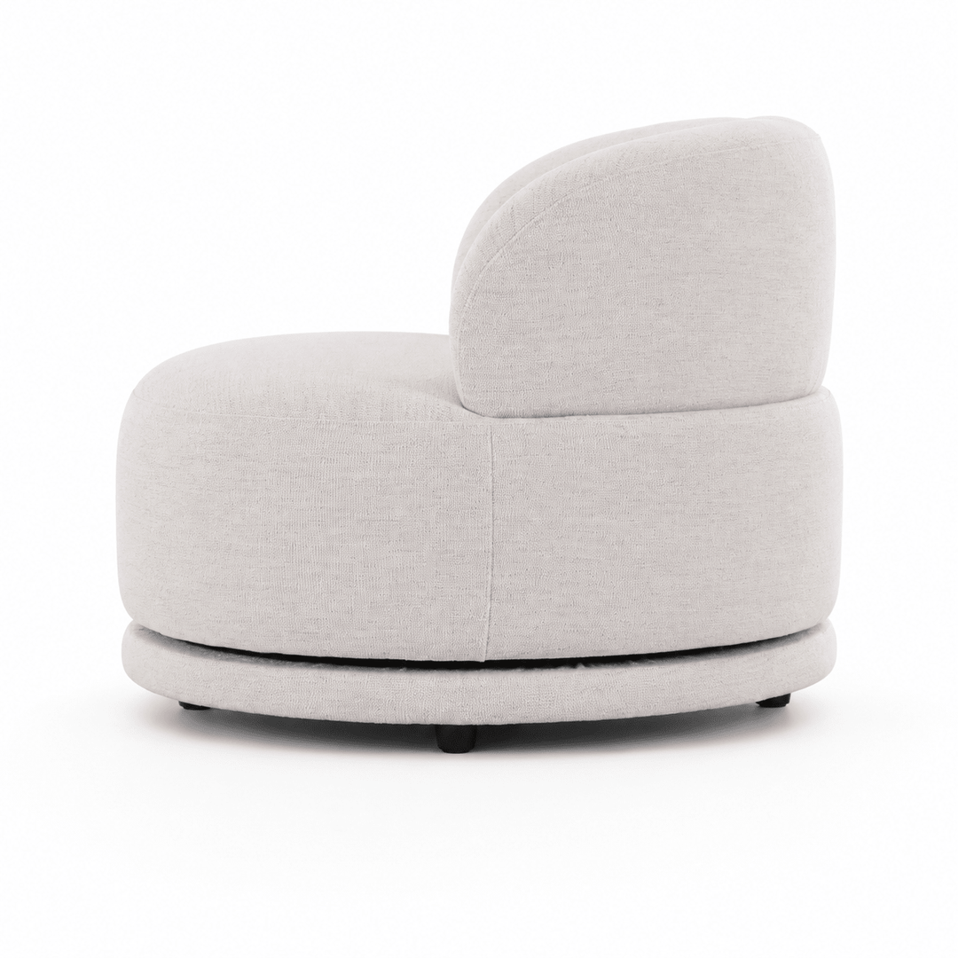 Vienna White Swivel Chair