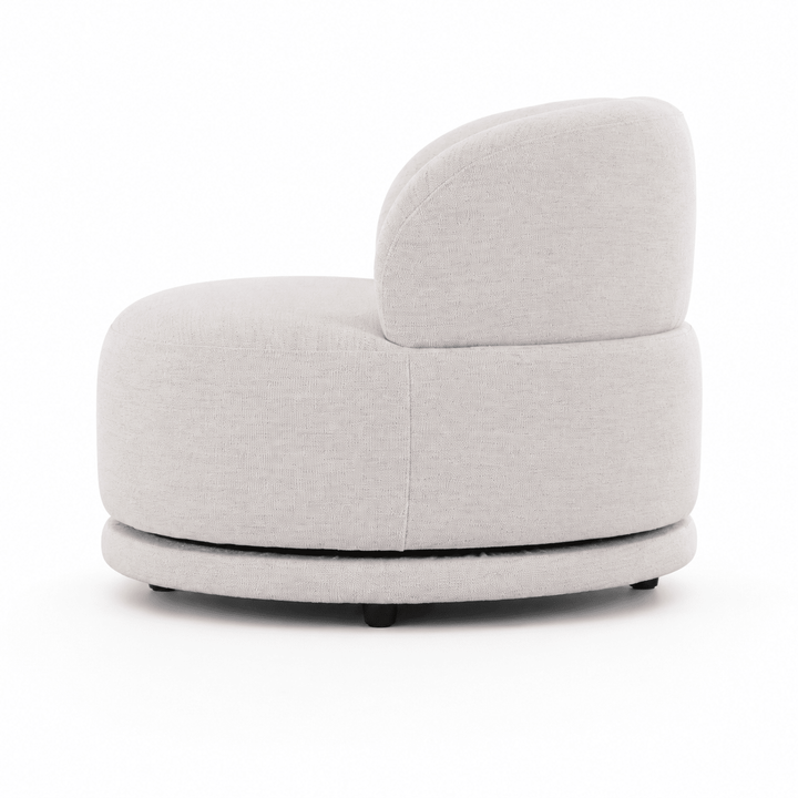 Vienna White Swivel Chair