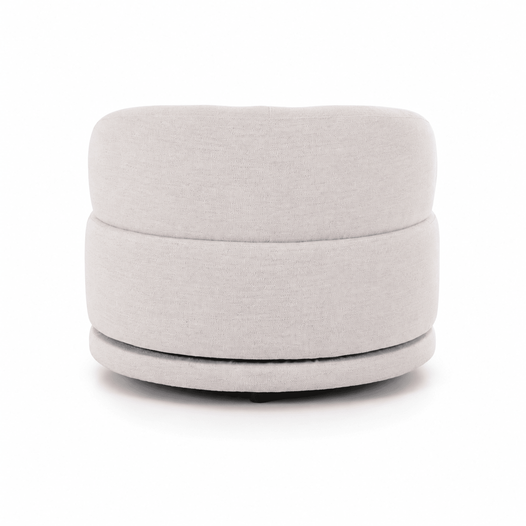 Vienna White Swivel Chair