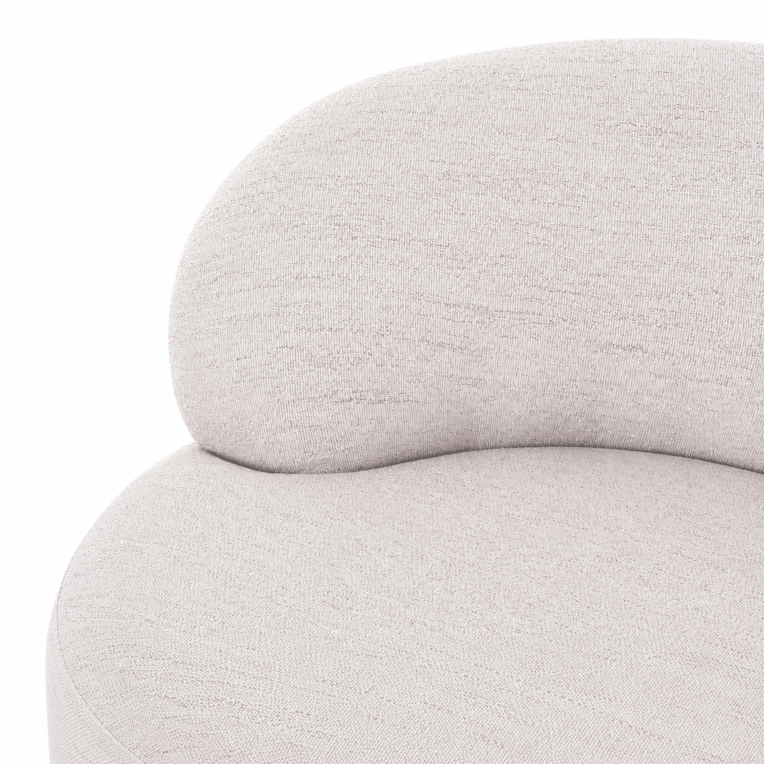 Vienna White Swivel Chair