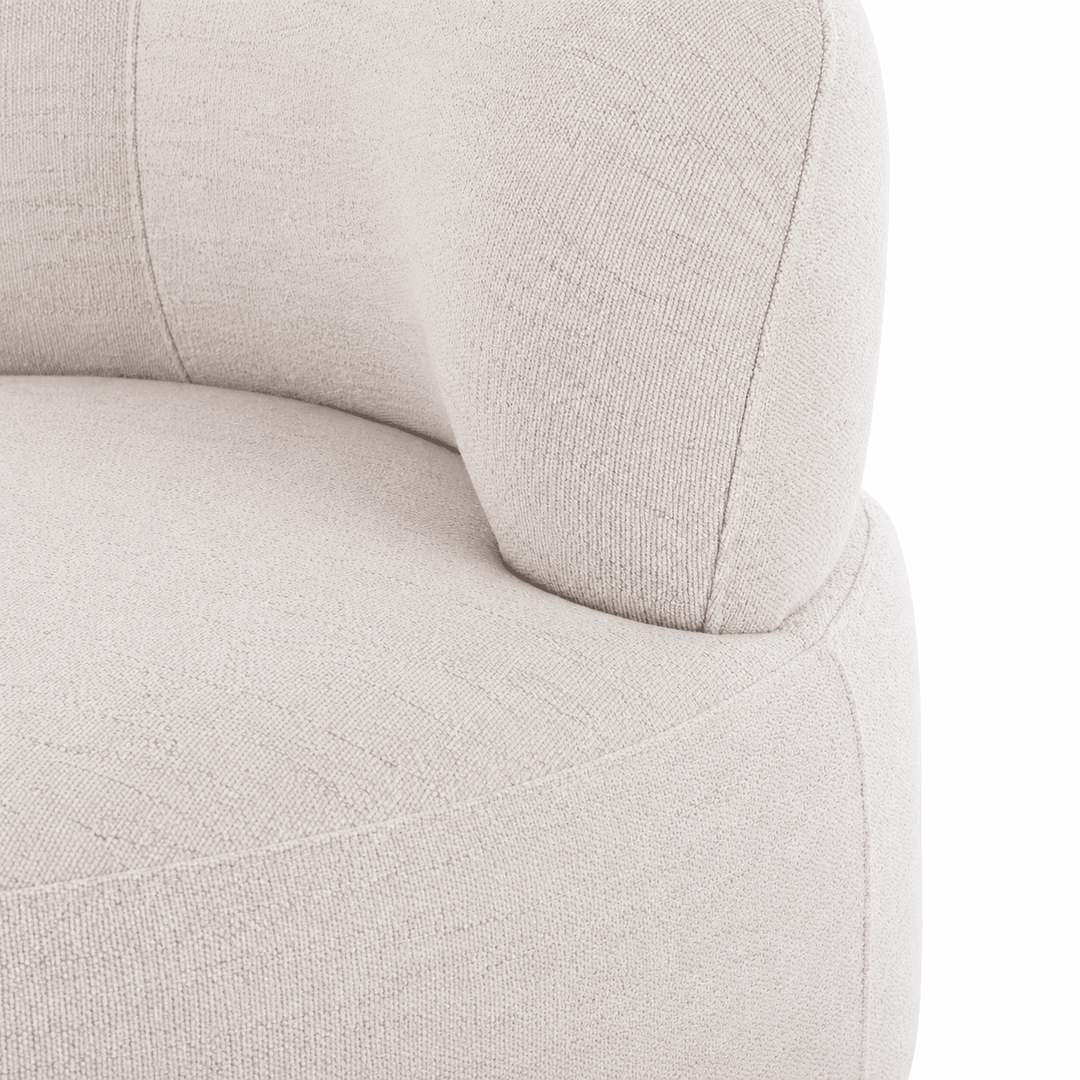 Vienna White Swivel Chair