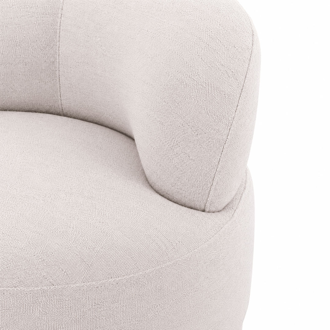 Vienna White Swivel Chair