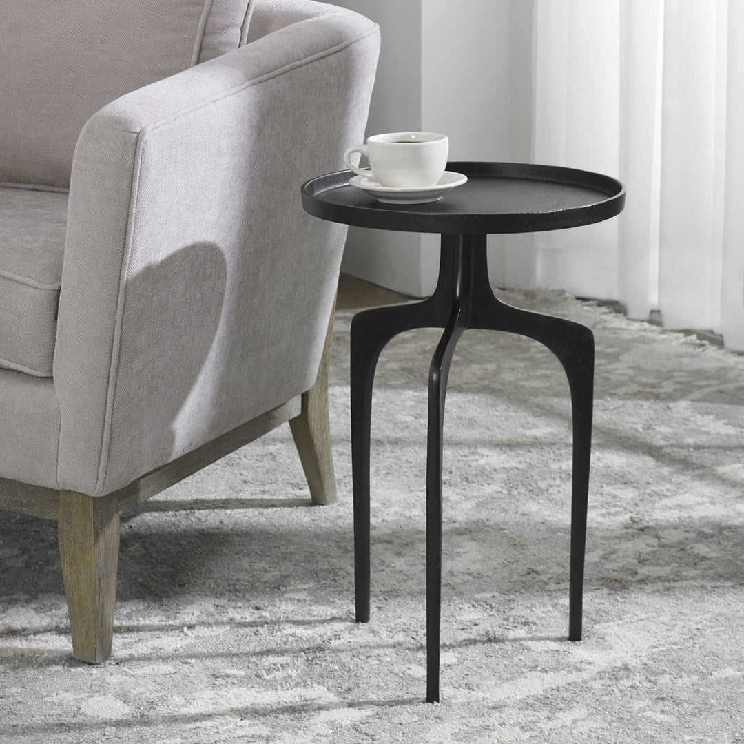 Small Kenna Accent Table, Black