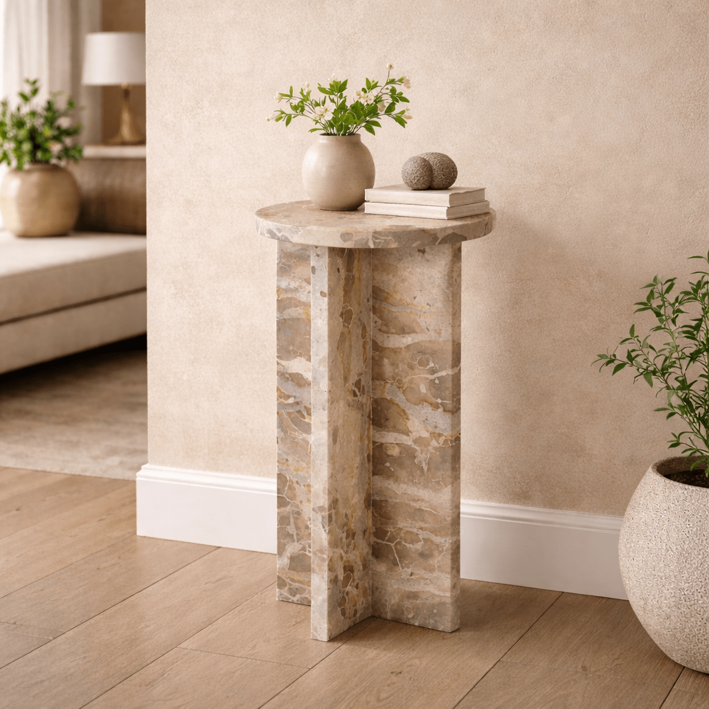 Wahidul MARBLE SIDE TABLE