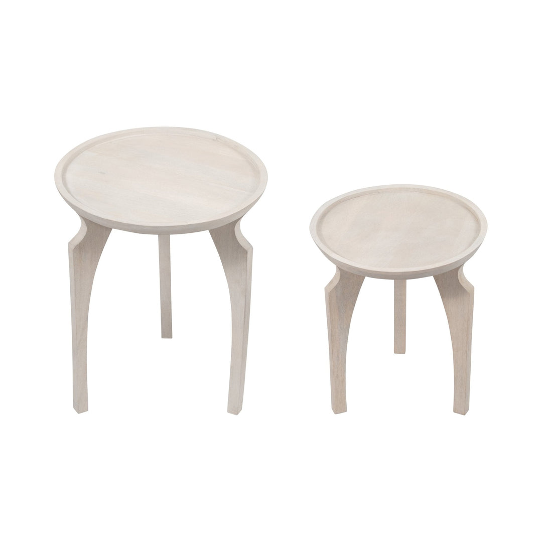 White stone accent Table