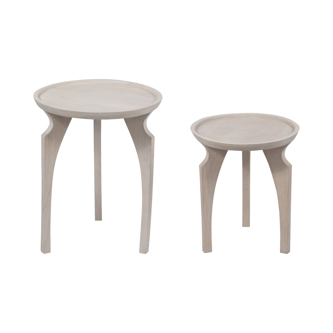 White stone accent Table