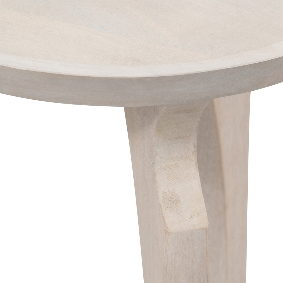 White stone accent Table