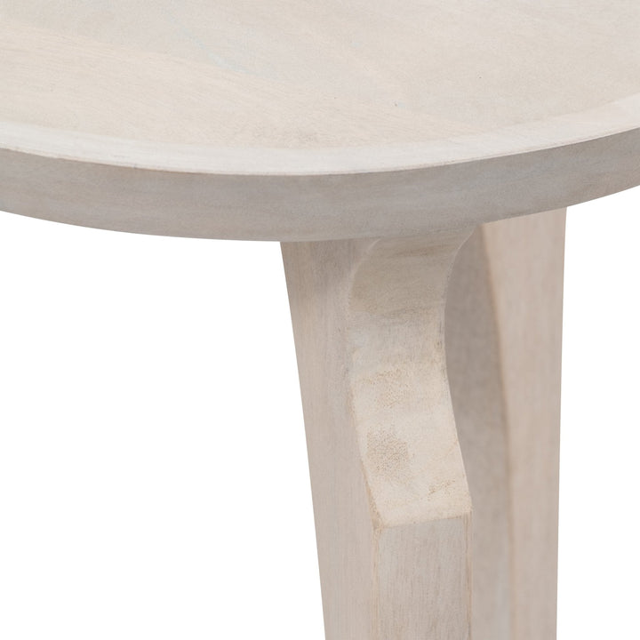 White stone accent Table