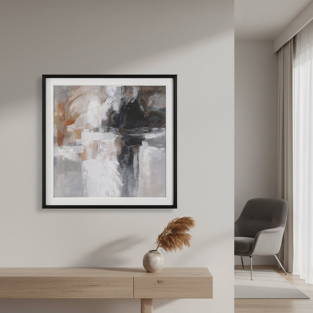 Wings Neutral Framed Print