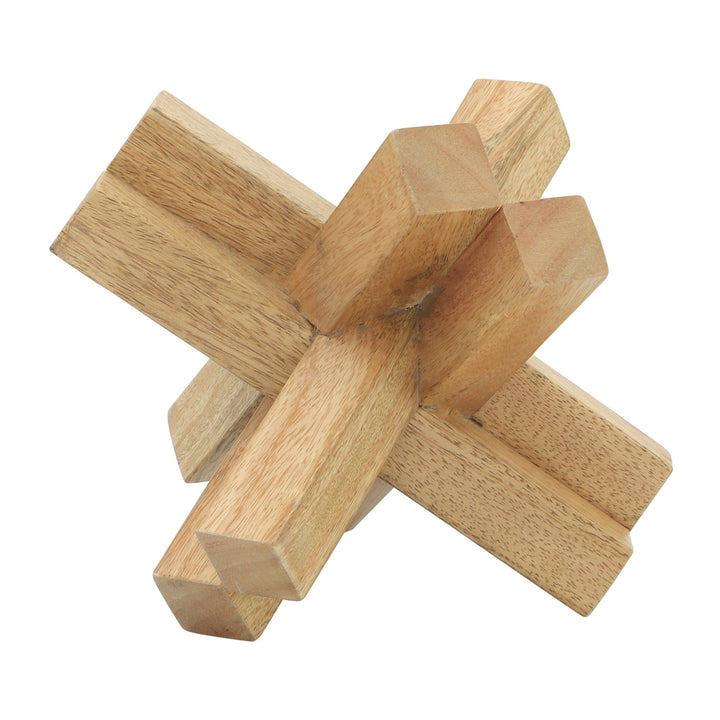 Wood, 6X6 Jack, Brown