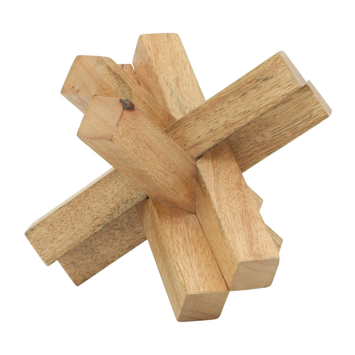 Wood, 6X6 Jack, Brown