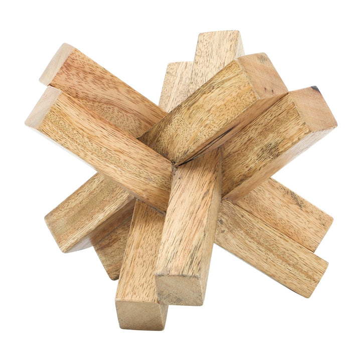 Wood, 6X6 Jack, Brown