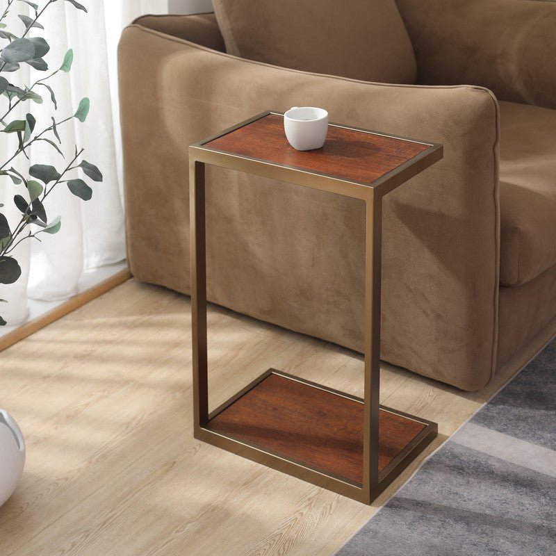 WOODEN C TABLE