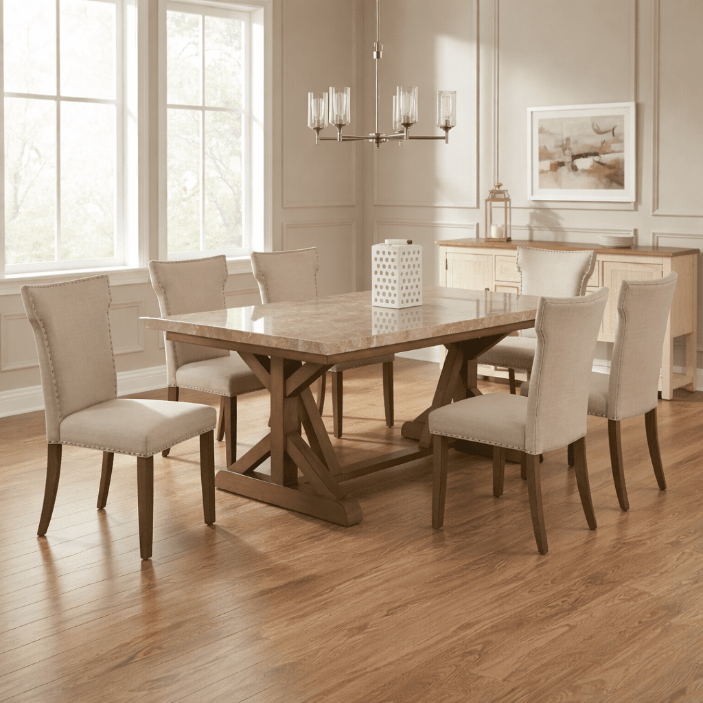 Xavier Beige Dining Chair
