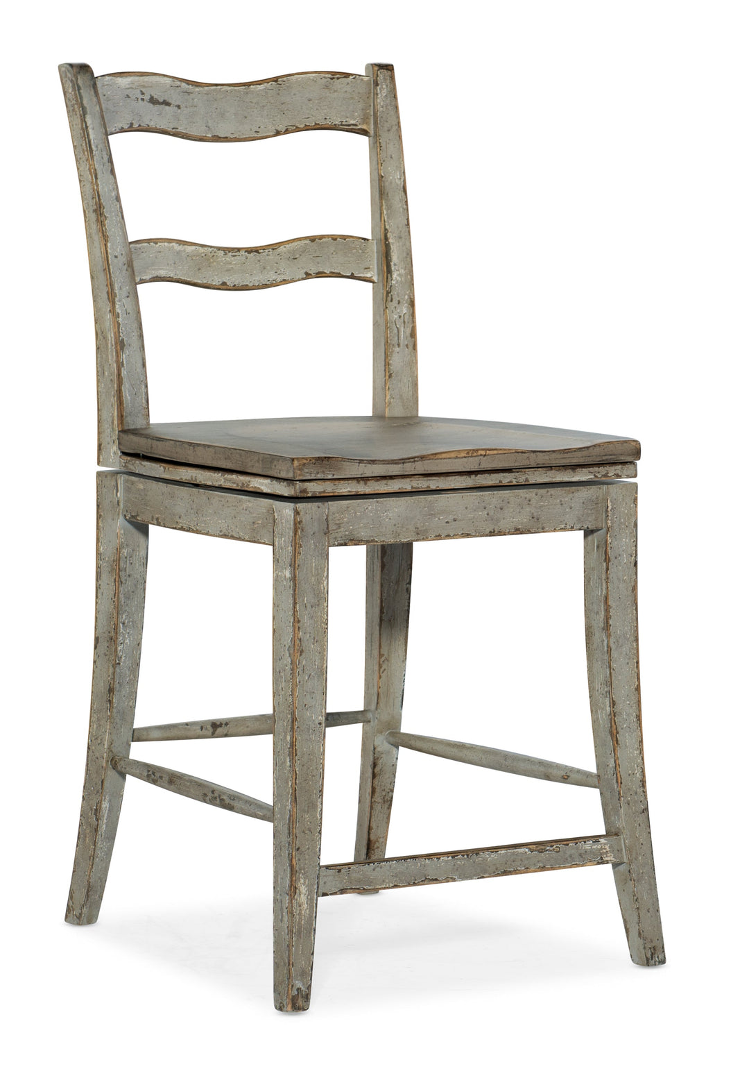 Alfresco La Riva Ladder Back Swivel Counter Stool