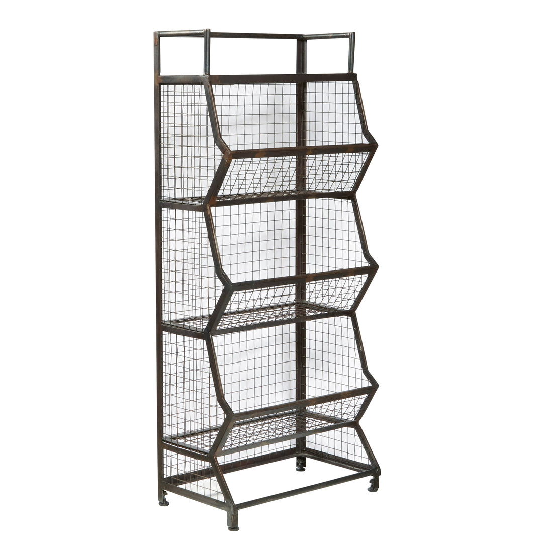 Metal Bin Etagere