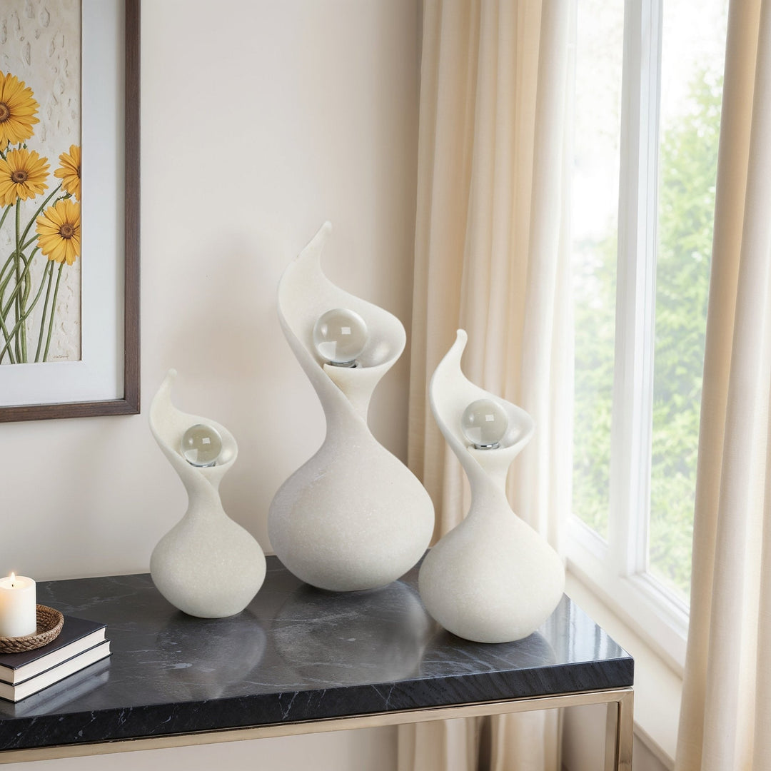 S/3 8/10/12" YPRES QUARTZ RESIN BOTTLES