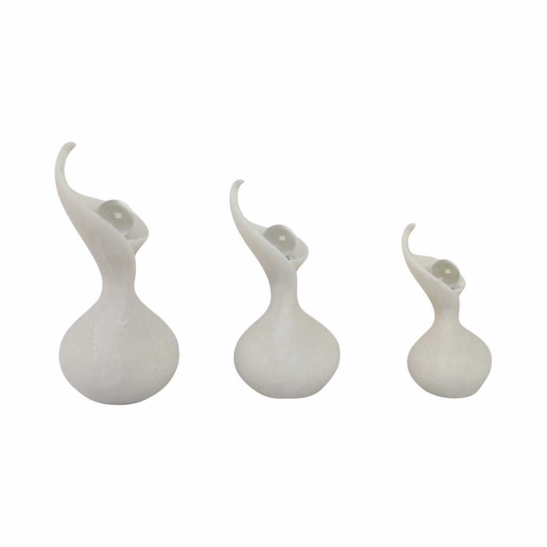 S/3 8/10/12" YPRES QUARTZ RESIN BOTTLES