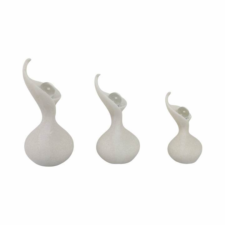 S/3 8/10/12" YPRES QUARTZ RESIN BOTTLES